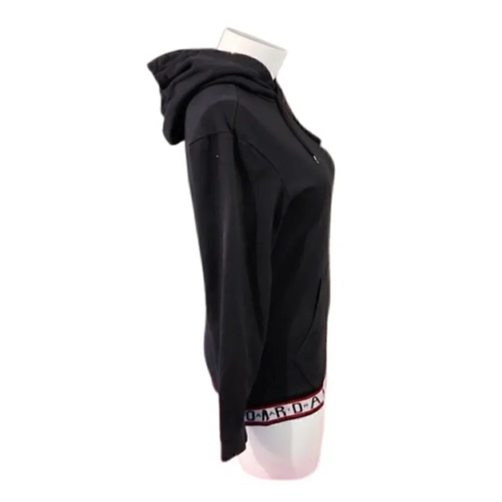 [Air Jordan] Black, White & Red Hoodie - Size S